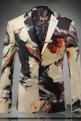 Décontracté costume taille asiatique de mode hommes de haute qualité veste de luxe