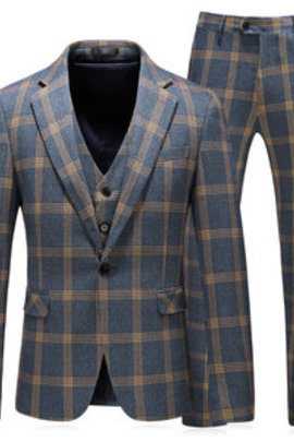Homme mode hommes décontracté costume taille asiatique ensemble