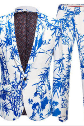 Mode costume décontracté tendance scène hommes chinois