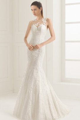 Robe de mariée facile jusqu'au sol avec mousseline salle interne de traîne courte