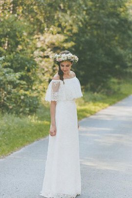 Robe de mariée vintage elégant facile ligne a avec zip