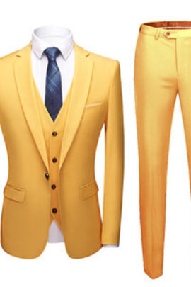 Slim unique mariage bal décontracté business 3 pièces groomsman