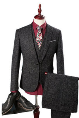 Slim fit costumes nouvelle marque hommes costume avec pantalon blazer affaires formelle