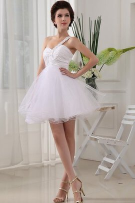 Robe douce seize bref col en forme de cœur en tulle a-ligne bandouliere spaghetti