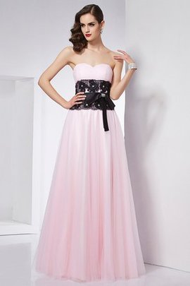 Robe de soirée jusqu'au sol de princesse en satin avec zip manche nulle