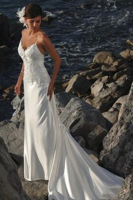 Robe de mariée nature romantique ruché manche nulle a plage