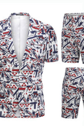 Blazer imprimé marque costume nouveau costume décontracté mode homme
