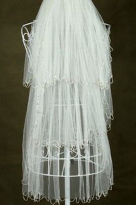 Niveaux Vintage | Timeless court voile de la mariée