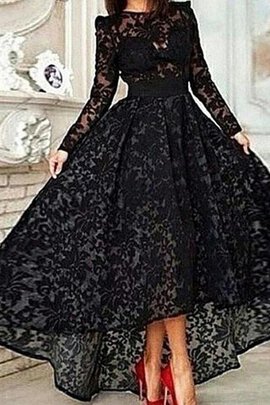 Robe de bal elégant facile modeste au niveau de cou a-ligne