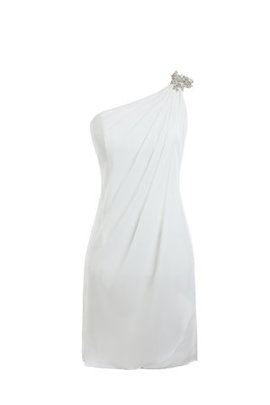 Robe de mariée classique en chiffon avec sans manches avec perle en grandes tailles