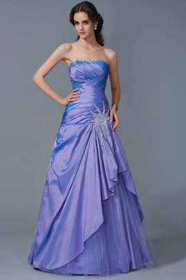 Robe de quinceanera de bustier de sirène avec zip de mode de bal manche nulle