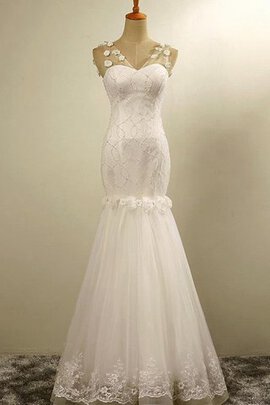 Robe de mariée longue plissé officiel col en forme de cœur textile en tulle