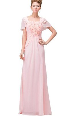 Robe mère de mariée facile longueur au ras du sol de fourreau avec chiffon fermeutre eclair