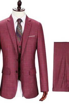 D'honneur hommes costume marque tuxedos masculino rouge