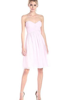 Robe demoiselle d'honneur plissage simple naturel de fourreau v encolure