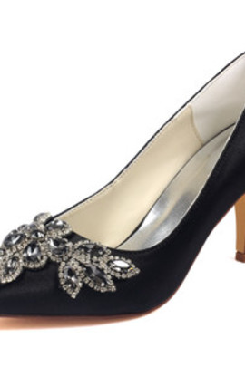 Chaussures de mariage taille réelle du talon 3.15 pouce talons hauts automne hiver formel