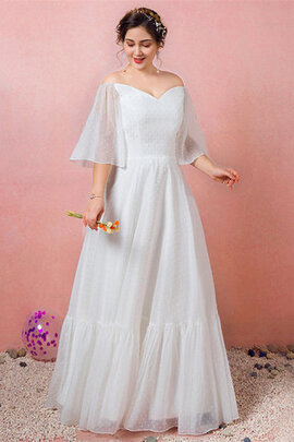 Robe de mariée onirique a eglise a-ligne formelle sexy