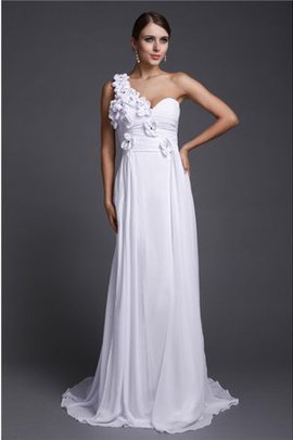 Robe de bal longue manche nulle ligne a avec fleurs de princesse