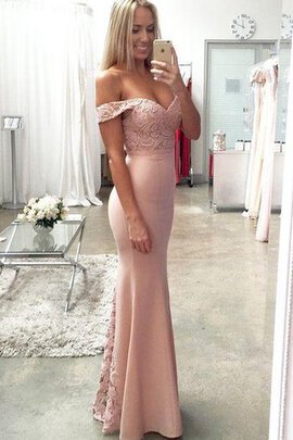 Robe de bal chic facile distinguee de sirène en satin