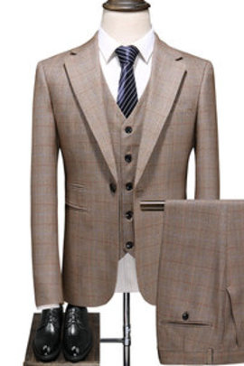Ensemble costume de mariage tuxedos slim fit costumes de mariage 3 pièces hommes