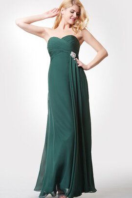 Robe de soirée festonné longue populaire avec chiffon chaud