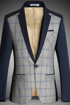 Veste smart slim fit mâle blazers marque costume nouveaux hommes