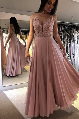 Robe de bal en chiffon mignonne naturel romantique sexy