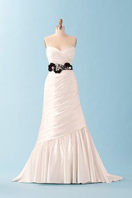 Robe de mariée longue facile naturel manche nulle col en forme de cœur