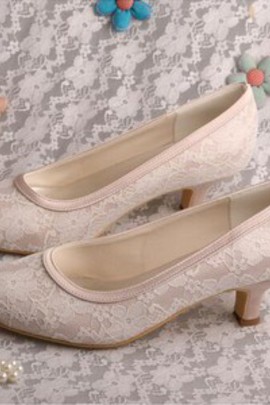 Chaussures pour femme romantique hiver taille réelle du talon 1.97 pouce