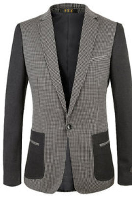 Hommes costume fit affaires vestes homme masculino