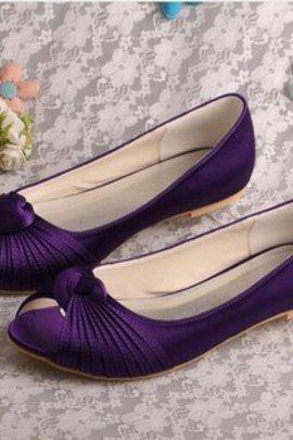 Chaussures de mariage plates formel automne