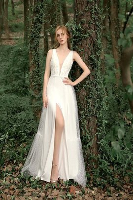 Robe de mariée gracieux avec zip a salle intérieure romantique exclusif