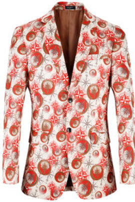 Manteau mâle impression costume décontracté blazer grande taille costume