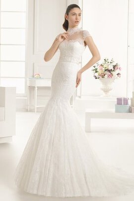 Robe de mariée facile derniere tendance sans empire avec manche courte elevé