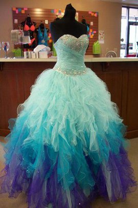 Robe de quinceanera plissage fermeutre eclair noeud avec jacket avec perle