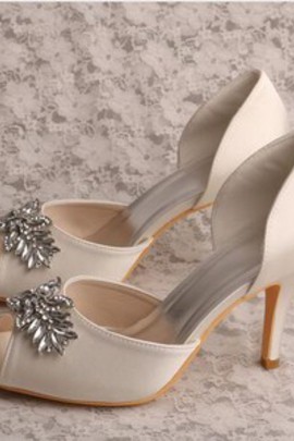Chaussures pour femme taille réelle du talon 3.54 pouce automne romantique talons hauts
