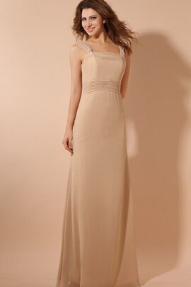 Robe de soirée delicat en chiffon longueru au niveau de sol ruché