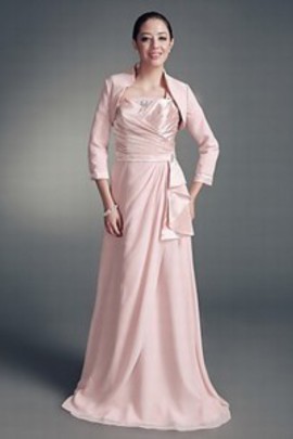 Taffetas perlée rose élégant | Modeste Bolero simple