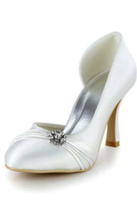 Chaussures de mariage talons hauts romantique automne hiver taille réelle du talon 3.54 pouce