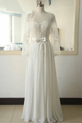 Robe de mariée avec zip longueru au niveau de sol en dentelle en satin en tulle