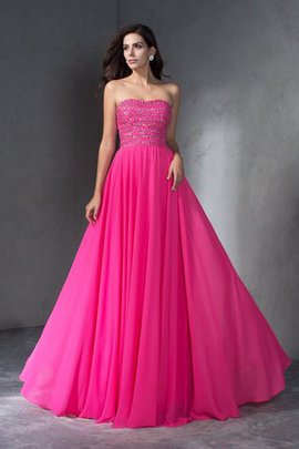 Robe de soirée longue avec chiffon de princesse avec zip col en forme de cœur