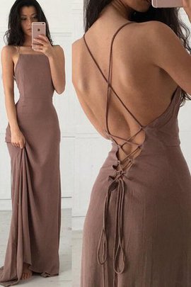 Robe de soirée cordon avec chiffon en forme bandouliere spaghetti angélique