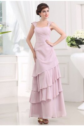 Robe de bal naturel longue bandouliere spaghetti de princesse avec chiffon