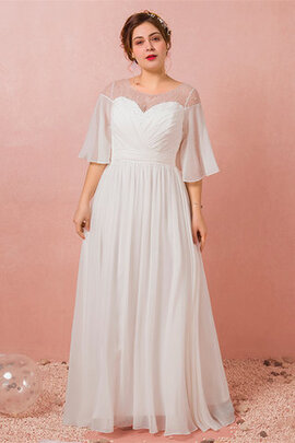 Robe de mariée au jardin cordon a-ligne divin spécial