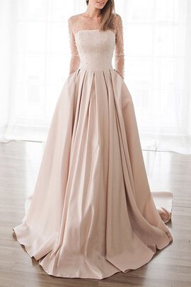 Robe de mariée a-ligne divin poches naturel romantique