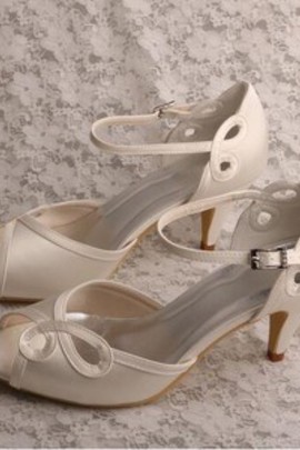 Chaussures de mariage tendance printemps eté taille réelle du talon 2.56 pouce