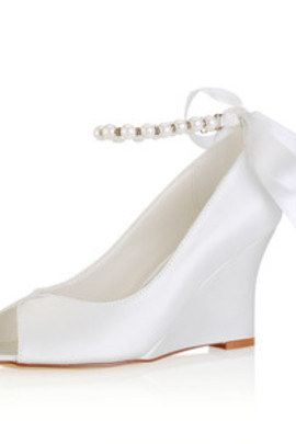 Chaussures pour femme élégant compensées automne hiver taille réelle du talon 3.15 pouce