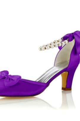 Chaussures pour femme taille réelle du talon 2.36 pouce printemps charmante