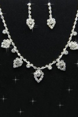 Chic informelle avec cristal bijoux de mariée