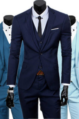 Décontracté manteau hommes blazers pantalon gilet veste